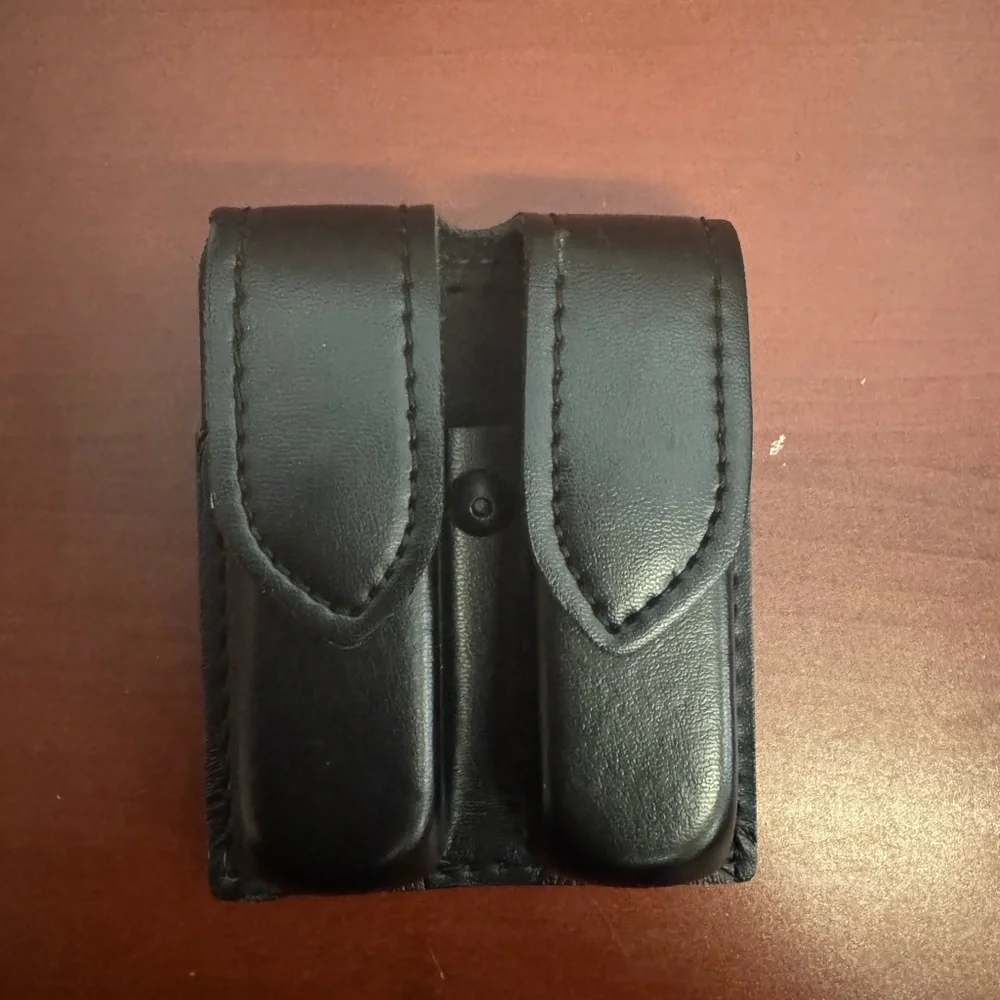 Black Leather Phone Holster